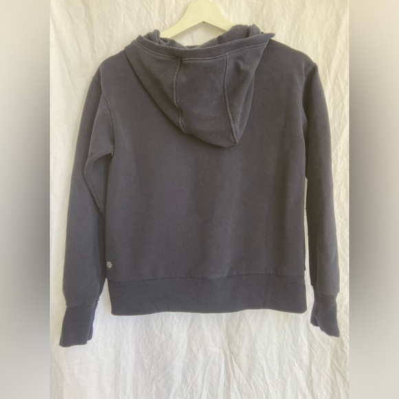 Athleta Girl Fleece Hoodie Zip Jacket Size L / 12 - Picture 4 of 11